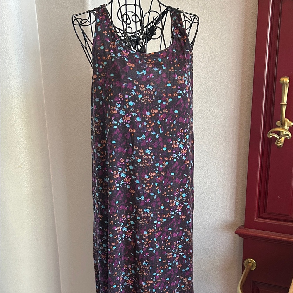 Floral Sleeveless Maxi Dress